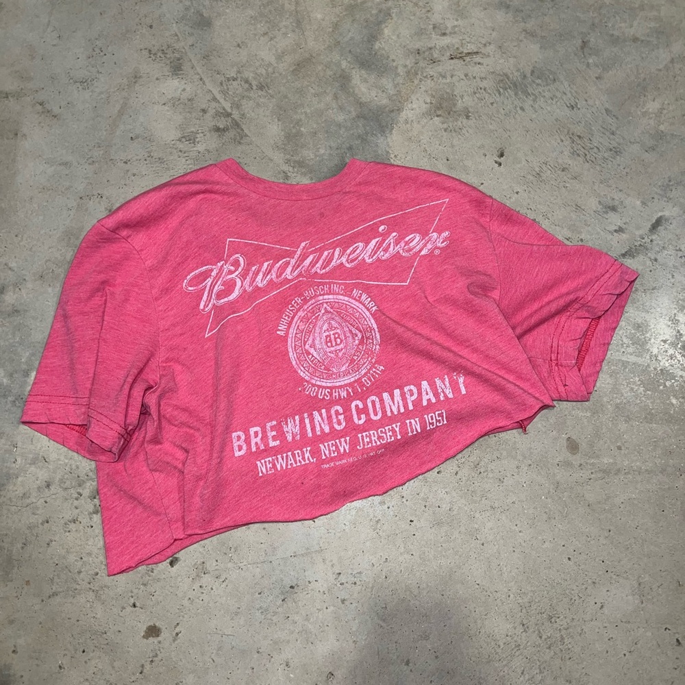 Budweiser crop tee